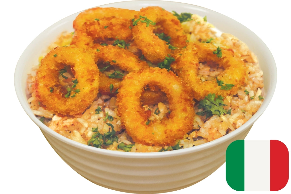 Calamari Rice Bowl