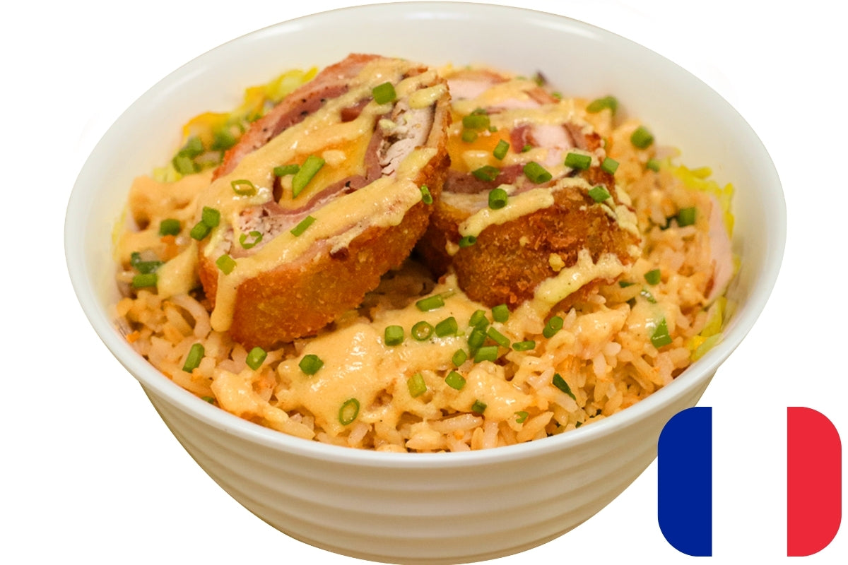 Chicken Cordon Bleu Rice Bowl